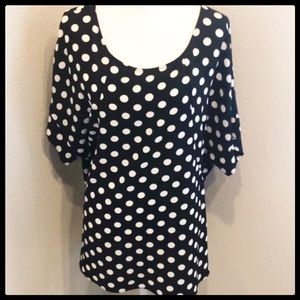 ING Loose Fit Polka Dot Top